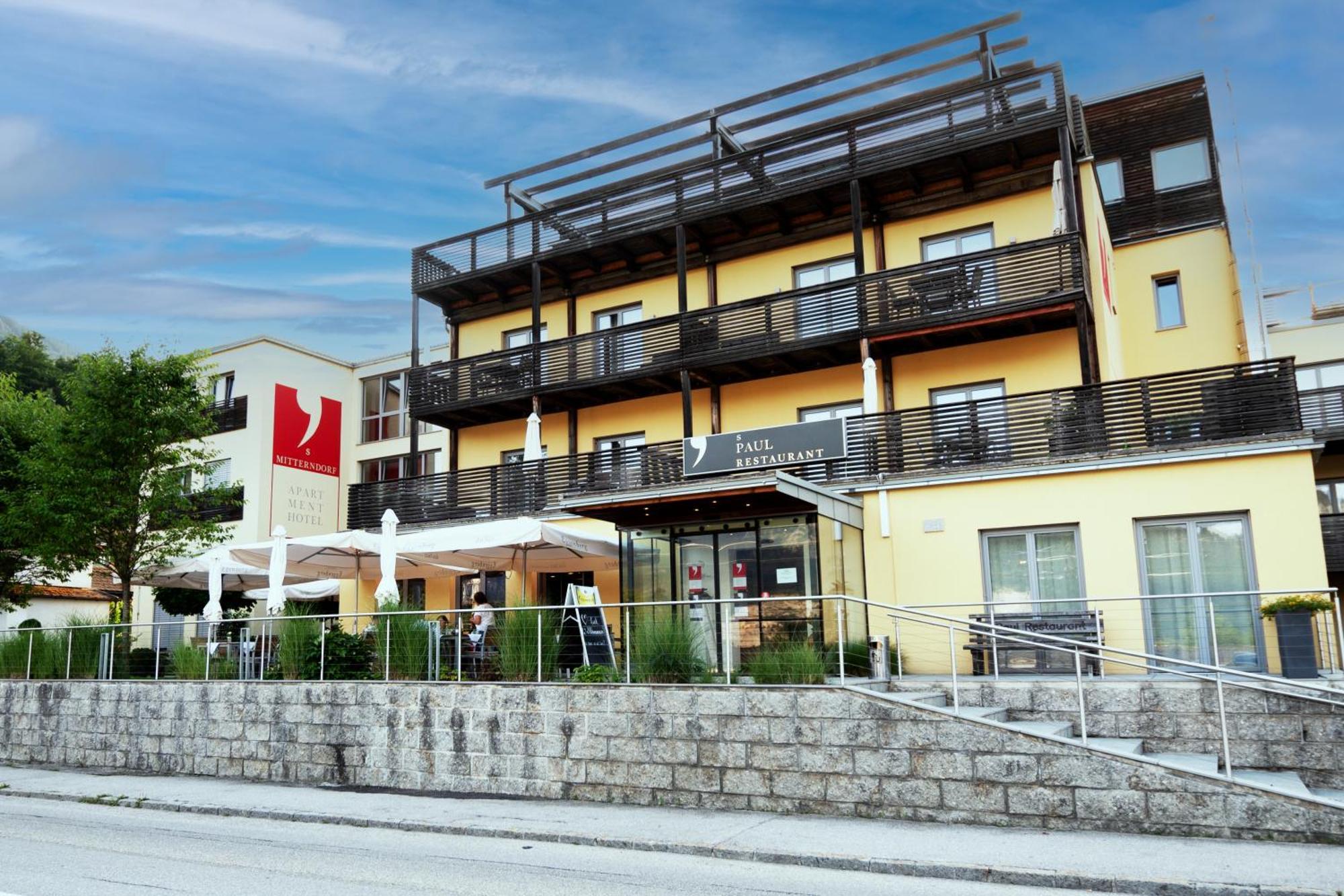 Apartmenthotel 'S Mitterndorf Traunkirchen Exterior foto